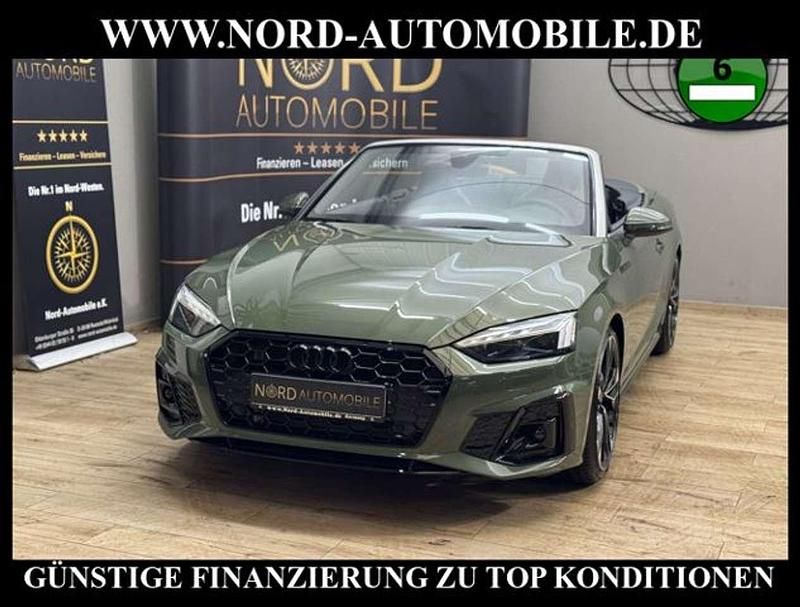Distriktgrün metallic Gebraucht 2024 Audi A5 Cabriolet Competition Cabrio | 48.350 € (Fairer Preis) - Bild 1/3