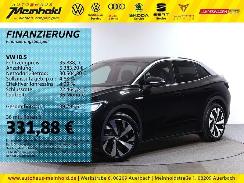 Schwarz Gebraucht 2023 VW ID.5 Pro Performance SUV | 35.888 € (Fairer Preis) - Bild 1/4