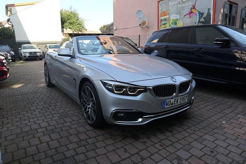 Glaciersilber (metallic) Gebraucht 2018 BMW 430 Cabriolet Sport Line Cabrio | 29.990 € (Fairer Preis) - Bild 1/4