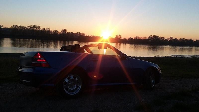 Gebraucht Mercedes SLK200 163 PS (119 kW) 2000 Blau Cabrio