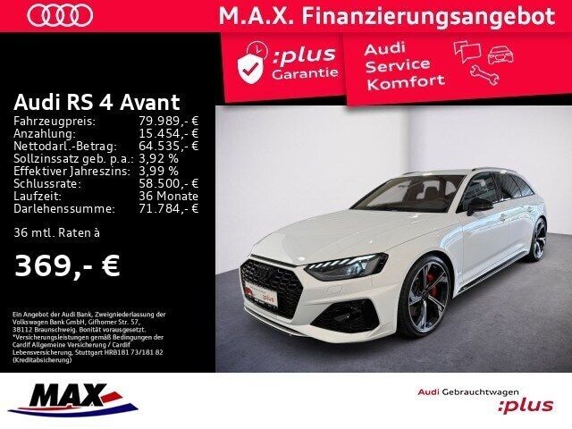 Gebraucht 2025 Audi RS4 Ambiente Kombi | 79.989 € (Guter Preis) - Bild 1/3