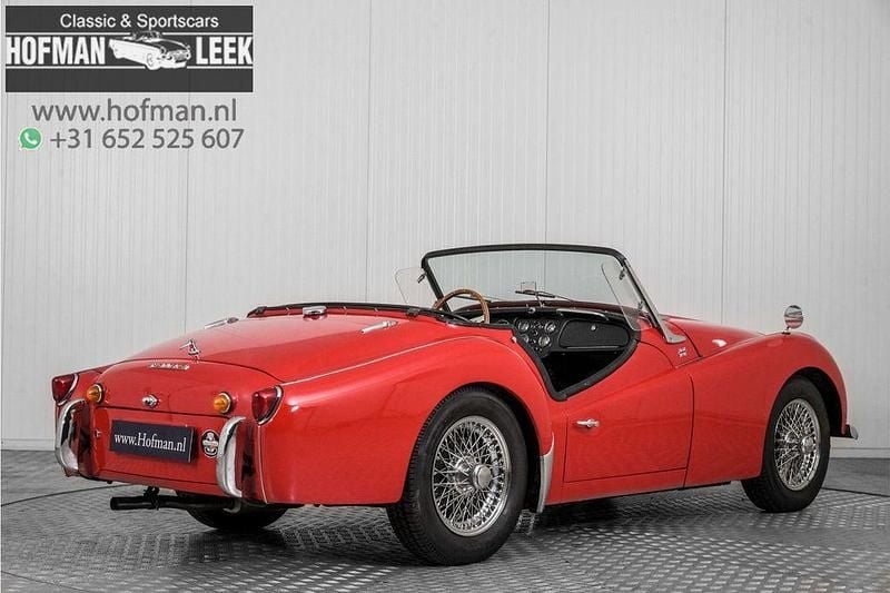 Usata Triumph TR3 1959 Rosso Cabrio