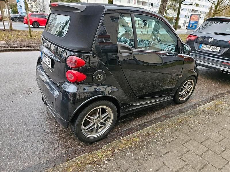 Gebraucht Smart ForTwo Cabrio Brabus Xclusive 98 PS (72 kW) 2009 Schwarz Cabrio