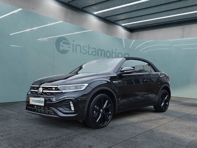 Gebraucht VW T-Roc Cabriolet R-line 150 PS (110 kW) 2024 Schwarz Cabrio