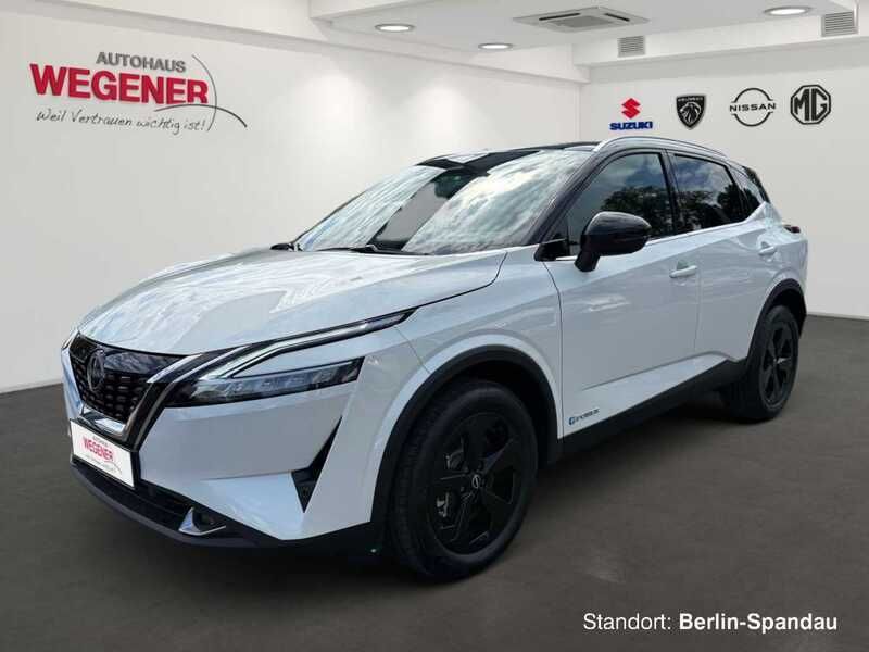 Pearl white/black m Neu 2024 Nissan Qashqai Black Edition SUV | 33.370 € (Guter Preis) - Bild 1/4