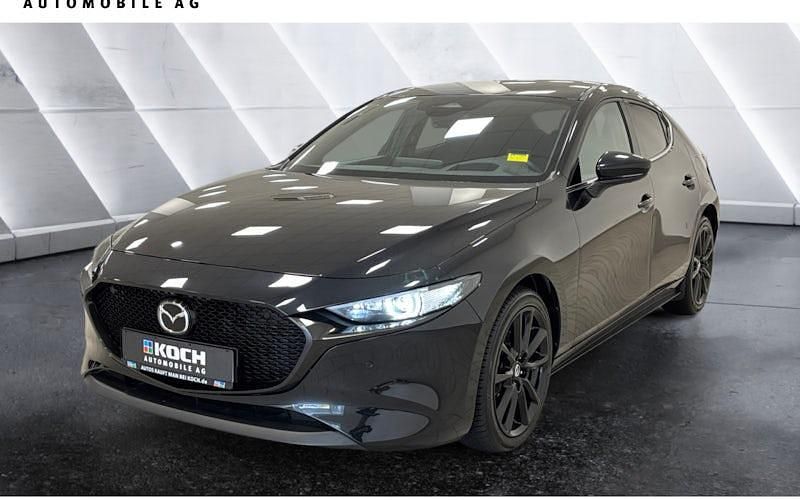 Schwarz Gebraucht 2024 Mazda 3 Exclusive-Line Limousine | 26.480 € (Fairer Preis) - Bild 1/4