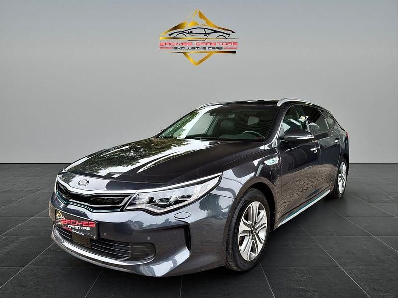 (abt) graphite met. Gebraucht 2018 Kia Optima Hybrid Spirit Limousine | 17.990 € (Fairer Preis) - Bild 1/4