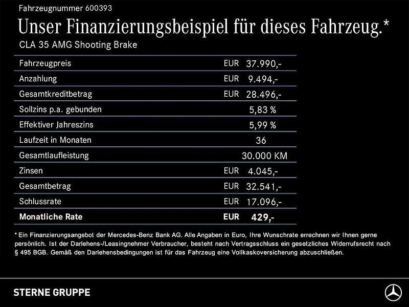 Weiß Gebraucht 2021 Mercedes CLA35 AMG AMG Limousine | 37.990 € (Fairer Preis) - Bild 1/1