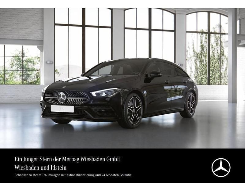 Nachtschwarz Gebraucht 2022 Mercedes CLA250e Shooting Brake AMG line Kombi | 27.390 € (Guter Preis) - Bild 1/4