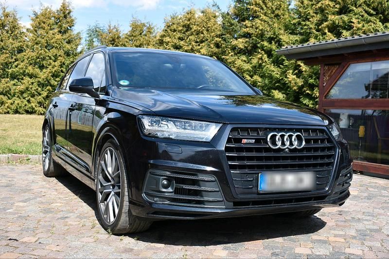 Schwarz Gebraucht 2019 Audi SQ7 S-Line SUV | 39.500 € (Superpreis) - Bild 1/4