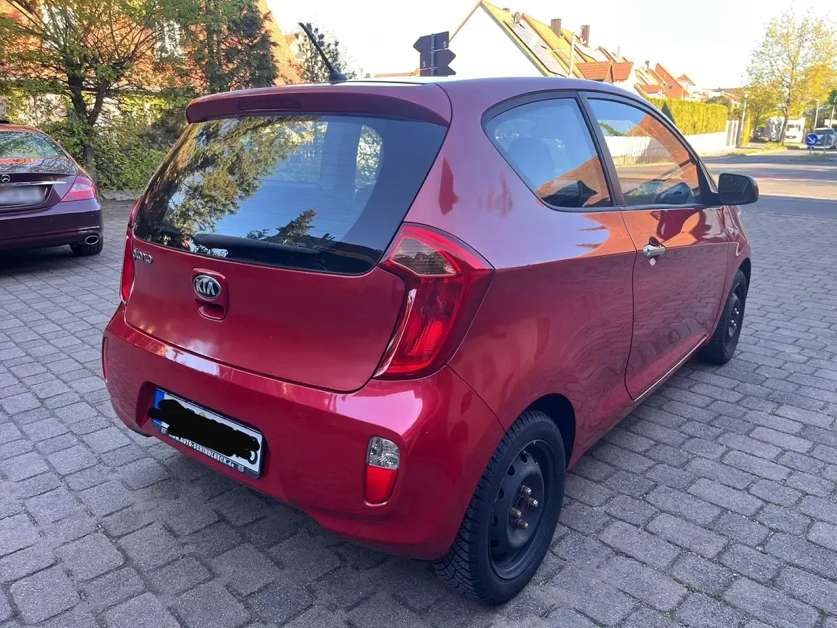 Gebraucht Kia Picanto 69 PS (50 kW) 2015 Rot Kleinwagen