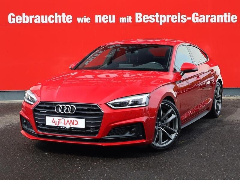 Rot Gebraucht 2019 Audi A5 Sportback S-Line Limousine | 31.990 € (Fairer Preis) - Bild 1/4
