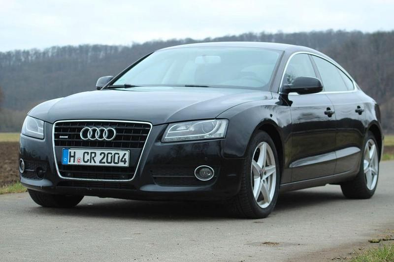 Schwarz Gebraucht 2009 Audi A5 Sportback Limousine | 5.350 € (Fairer Preis) - Bild 1/4