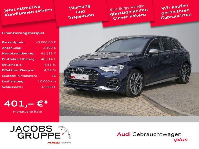 Navarrablau metallic Gebraucht 2024 Audi S3 Ambiente Limousine | 42.879 € (Superpreis) - Bild 1/4