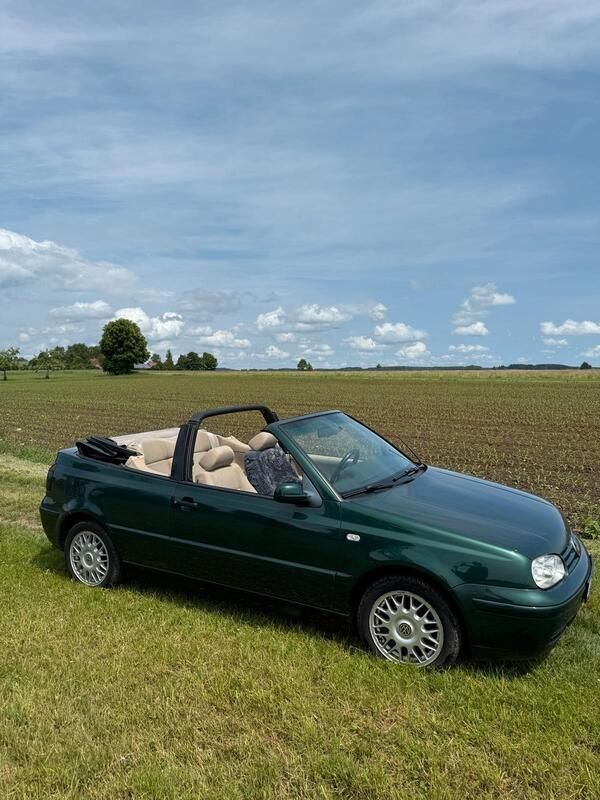 Grün Gebraucht 2000 VW Golf Cabriolet Cabrio | 3.700 € (Etwas zu teuer) - Bild 1/4