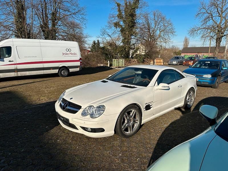 Weiß Gebraucht 2001 Mercedes SL55 AMG AMG Cabrio | 22.500 € - Bild 1/4