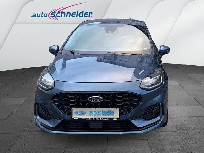 Gebraucht Ford Fiesta ST-Line 101 PS (74 kW) 2022 Chromablau metallic (metallic) Kleinwagen