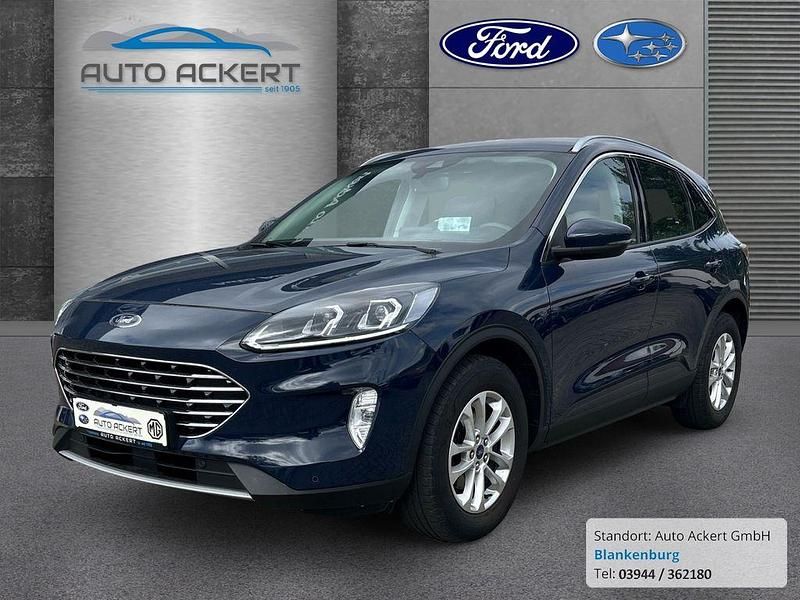 Blau Gebraucht 2021 Ford Kuga Titanium SUV | 17.890 € (Guter Preis) - Bild 1/4