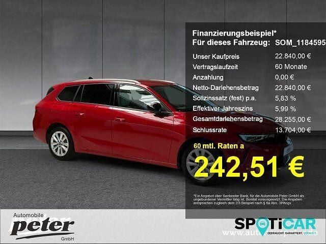 Rot Gebraucht 2023 Opel Astra Elegance Kombi | 22.840 € (Fairer Preis) - Bild 1/4
