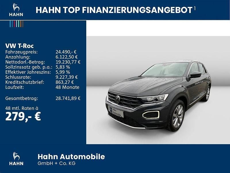 Gebraucht VW T-Roc Style 150 PS (110 kW) 2022 Grau SUV