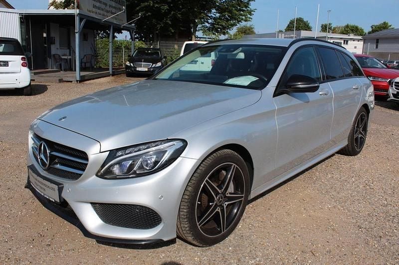 Silber Gebraucht 2018 Mercedes C400 Exclusive Limousine | 19.695 € (Superpreis) - Bild 1/4