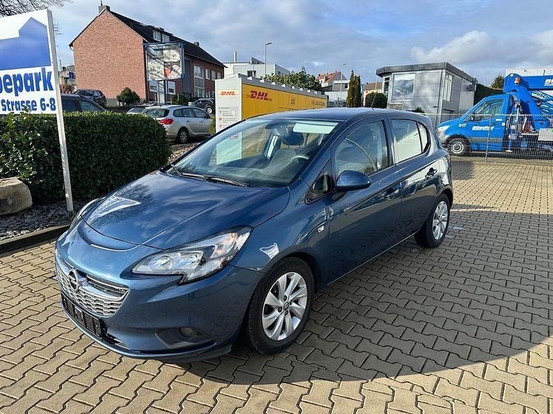Blau Gebraucht 2017 Opel Corsa Edition Limousine | 6.499 € (Guter Preis) - Bild 1/4