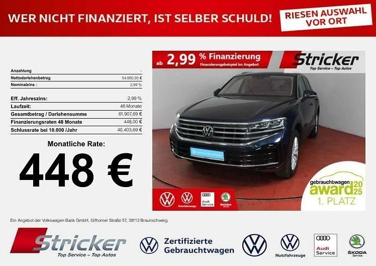 Meloe blue kristalleffekt Gebraucht 2025 VW Touareg Elegance SUV | 54.949 € - Bild 1/4