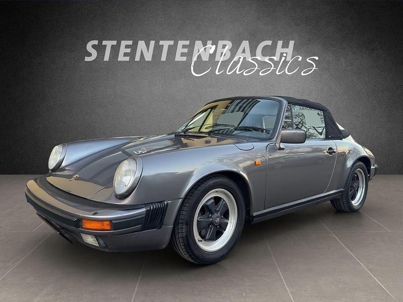 Meteorgrau Gebraucht 1985 Porsche 911 Cabrio | 45.900 € - Bild 1/4