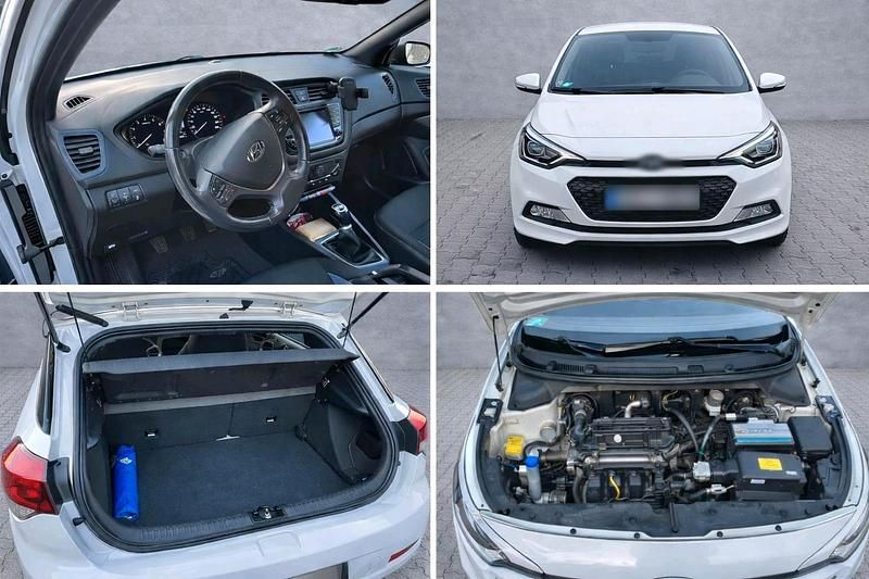 Gebraucht Hyundai i20 84 PS (61 kW) 2017 Weiß Kleinwagen