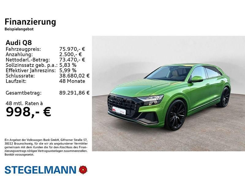 Gebraucht Audi Q8 S-Line 286 PS (210 kW) 2022 Grün SUV