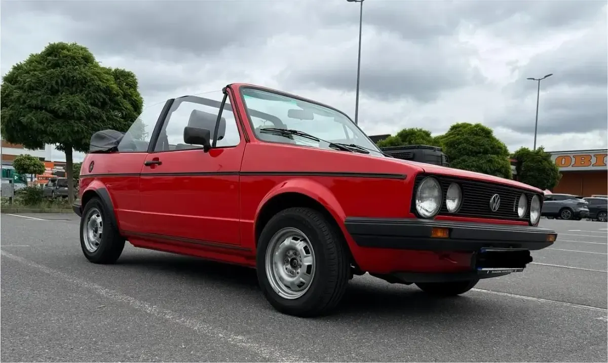 Gebraucht VW Golf Cabriolet 75 PS (55 kW) 1984 Rot Cabrio