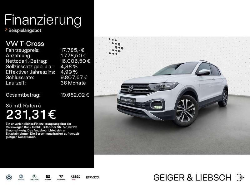Weiß Gebraucht 2020 VW T-Cross United SUV | 17.785 € (Fairer Preis) - Bild 1/3