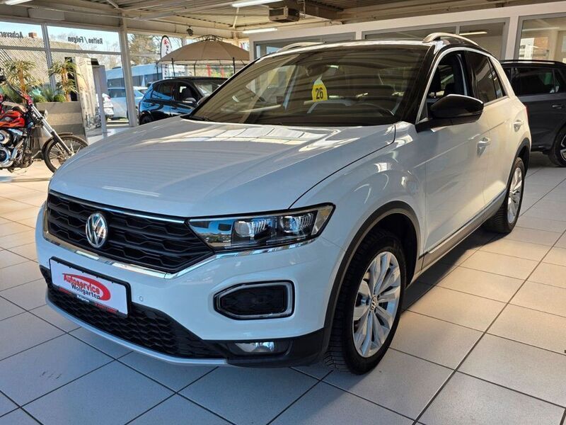 Pure white Gebraucht 2018 VW T-Roc Sportline SUV | 20.299 € (Guter Preis) - Bild 1/4
