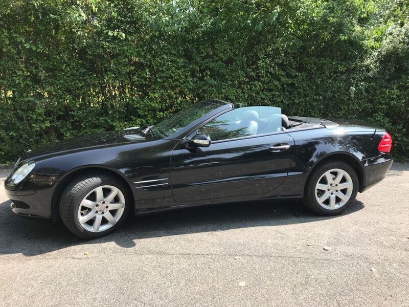 Gebraucht Mercedes SL350 Edition 245 PS (180 kW) 2004 Schwarz Cabrio