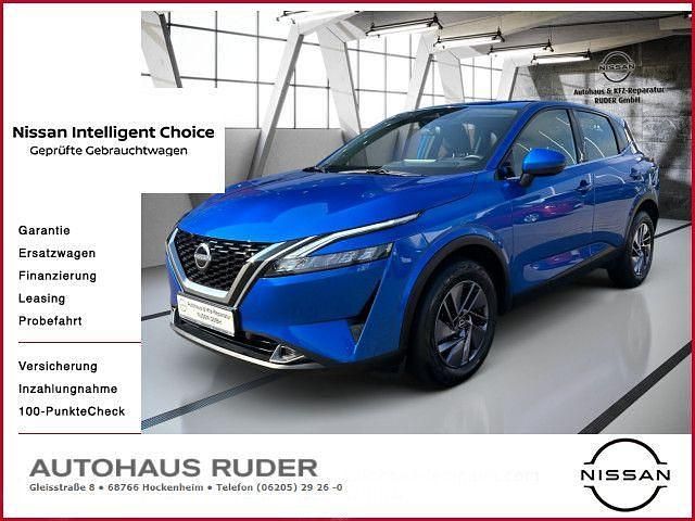 Magnetic blue (metallic) Gebraucht 2022 Nissan Qashqai Acenta SUV | 22.750 € (Etwas zu teuer) - Bild 1/4