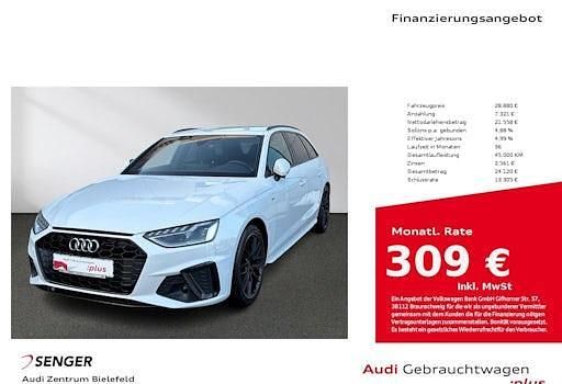 Gebraucht Audi A4 Ambiente 163 PS (119 kW) 2022 Gletscherweiß metallic Kombi