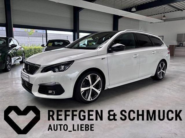 Weiß (metallic) Gebraucht 2018 Peugeot 308 SW GT Kombi | 16.580 € - Bild 1/4