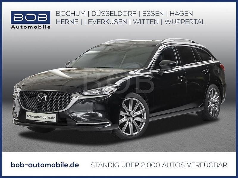 Jet black (schwarz) Gebraucht 2024 Mazda 6 Takumi-Line Kombi | 29.650 € (Guter Preis) - Bild 1/3