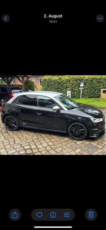 Schwarz Gebraucht 2017 Audi S1 Sportback Kleinwagen | 22.900 € (Fairer Preis) - Bild 1/4