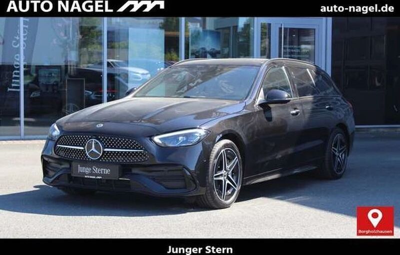 Schwarz Gebraucht 2024 Mercedes C300e AMG | 54.203 € (Etwas zu teuer) - Bild 1/4
