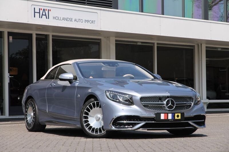 Blau Gebraucht 2018 Mercedes S650 Maybach Cabrio | 281.500 € - Bild 1/4