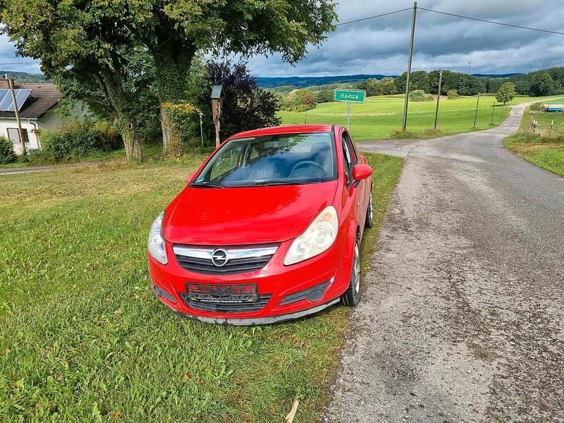 Rot Gebraucht 2009 Opel Corsa Kleinwagen | 550 € (Superpreis) - Bild 1/4