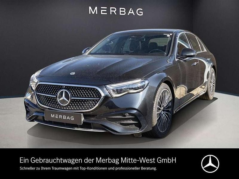 Gebraucht Mercedes E200 AMG line 204 PS (150 kW) 2025 Metalliclack obsidianschwarz Limousine