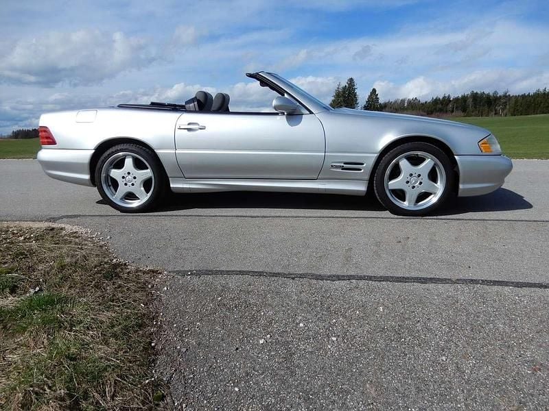 Gebraucht Mercedes SL500 306 PS (225 kW) 2000 Silber Cabrio