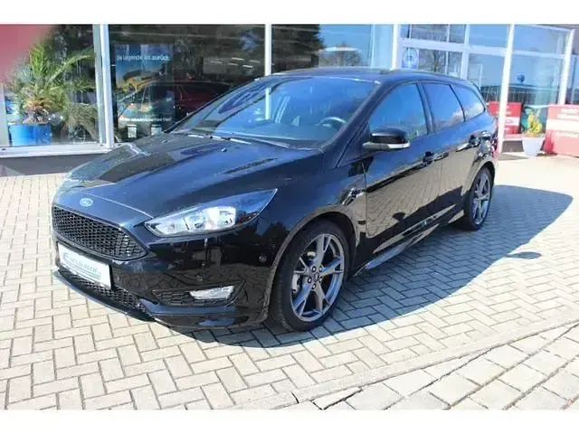 Brugt Ford Focus ST-Line 140 HK (102 kW) 2018 Sort Stationcar