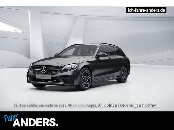 Graphitgrau Gebraucht 2020 Mercedes C220 AMG Kombi | 33.294 € (Teuer) - Bild 1/2