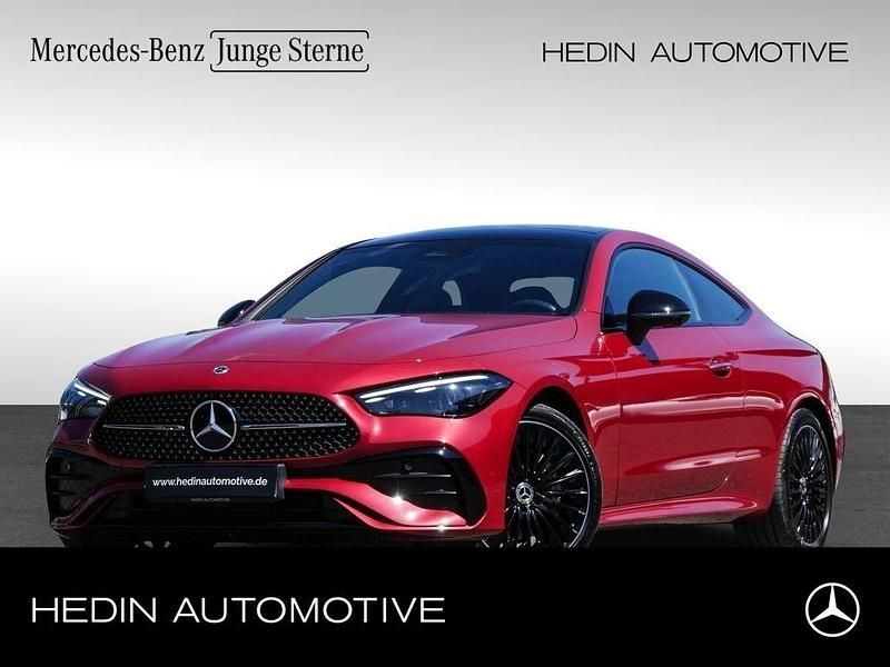 Rot Gebraucht 2023 Mercedes CLE220 AMG Coupé | 46.200 € (Superpreis) - Bild 1/4