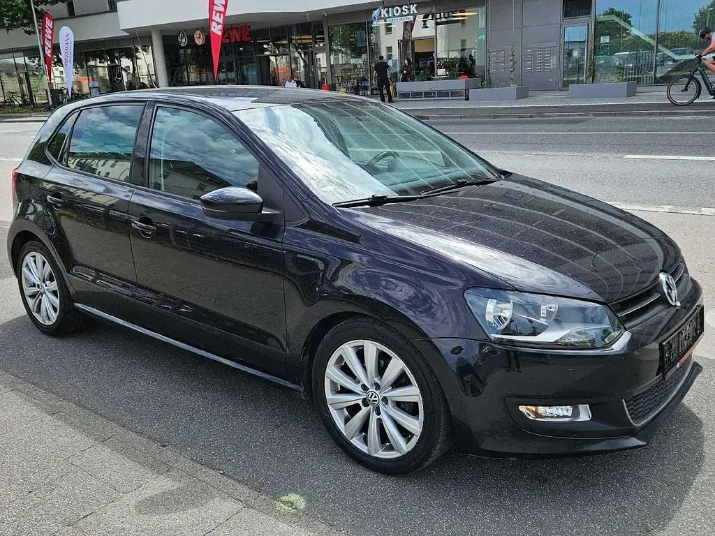 Gebraucht VW Polo Highline 90 PS (66 kW) 2010 Schwarz Kleinwagen