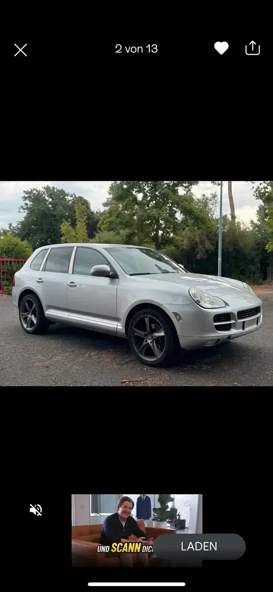 Gebraucht Porsche Cayenne 250 PS (183 kW) 2005 Silber SUV