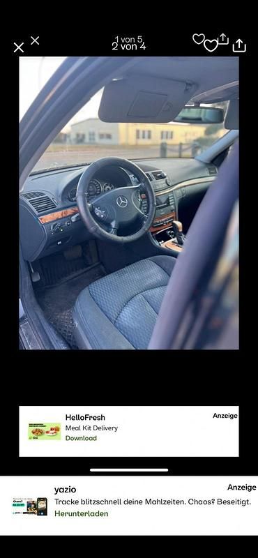 Gebraucht Mercedes E220 150 PS (110 kW) 2002 Schwarz Limousine